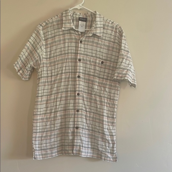 ⭐️ 3/$20 Patagonia organic cotton button down large - Picture 1 of 4